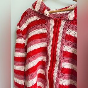 LSF vintage oversized crochet sweater size large